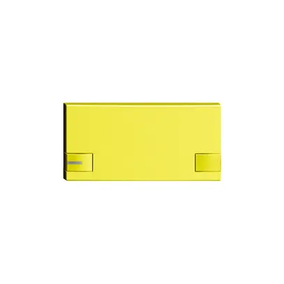 Touche 1/2 KNX/électron.a.LED EDIZIOdue commande à 2-touches lemon 