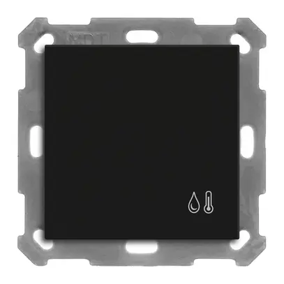 Capteur de température ambiante KNX INC MDT SCN-TFS6016.01 -10…50°C noir 