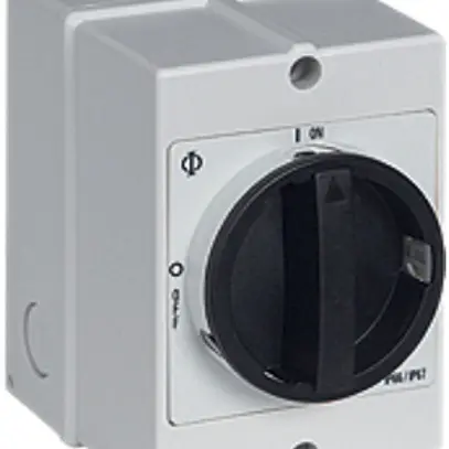 Interruttore AP CEM K&N 20A 400V 0/3L ne/gr 