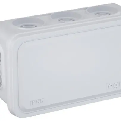 Scatola di derivazione AP PLEXO Mini 80×43×34mm vuota grigio 