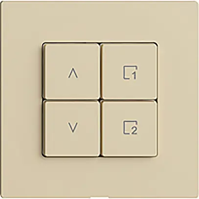 Interrupteur stores 1K/4T scène WLAN Edue Wiser vanille 