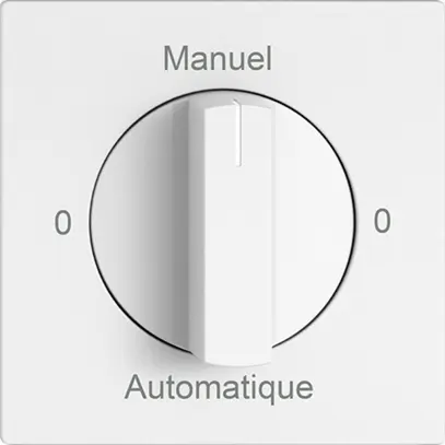 Interrupteur rotatif EDIZIO.liv SNAPFIX® manette 2/1L 0-Manuel-0-Auto bc 