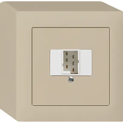 Boîte AP kallysto 1×TT83 beige 