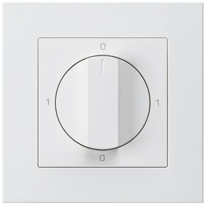 Interruttore rotativo INC kallysto.pro 0/1L bianco con manopola 