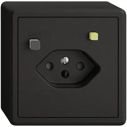 Presa FI AP EDIZIO.liv 1×T13 con shutter ne 