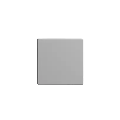 Pulsante 1/1 INC Edue Wiser senza simbolo silver 