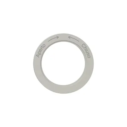 Disque indicateur NEVO, p.interrupteur rotatif, Aperto-> <-Chiuso, gris clair 