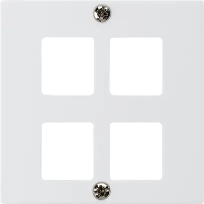 Kit frontal ENC HMS kallysto A pour 4 modules blanc 