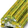 Morsetto di protezione 0.14…1.5mm² raccordo Push-in verde/giallo PTTBS 1.5/S-PE 