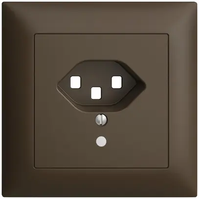 Kit frontal ENC EDIZIOdue coffee 88×88mm T23, lentille, 