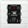 Appareil de contrôle KNX ENC MDT BE-GBZW.01 6t écran verre blanc 