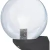 Wandleuchte ALC mit Blasen-Glas, schwarz 