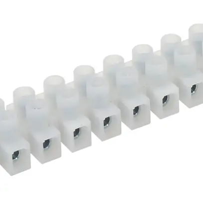 Barrette de bornes Electro Terminal 12P 0.5…10mm² 450V blanc 