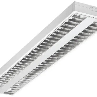 Lampada LED con griglia a specchio Rana 2 lampade 52W 4000K 6000lm 1200mm 