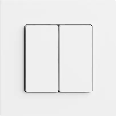 Stazione secondaria per interruttore 2c/2t WLAN Edue Wiser bianco 