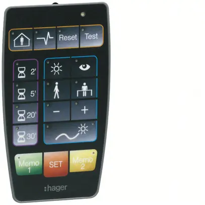 Telecomando IR Hager per EE81. e TCC52. 