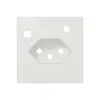Kit di copertura SIDUS Z/E per presa FI T13 bianco 