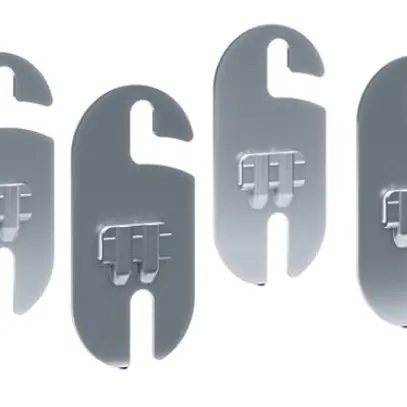 Fixation pour cloison de séparation tehalit FWKP 