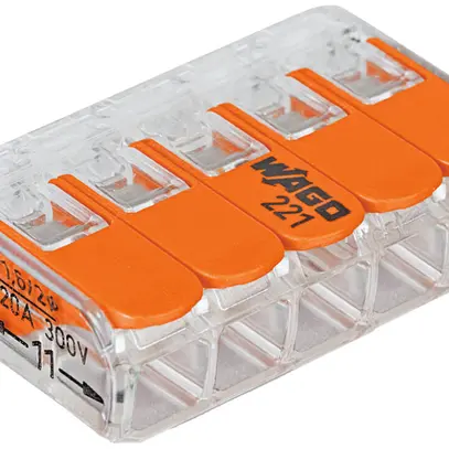 Dosenklemme COMPACT Serie 221 5L 0.2…4mm² 