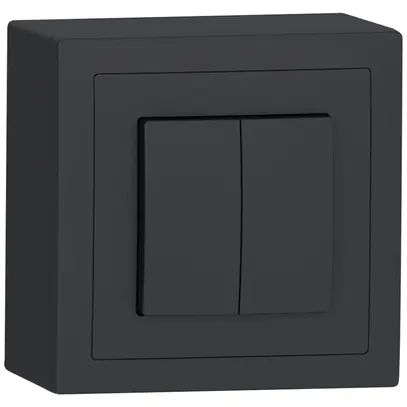 Contatto pulsante AP SIDUS A c/c antracite 