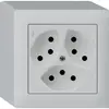 Presa AP kallysto 3×T13/1S grigio chiaro 