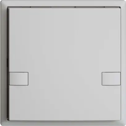 Poussoir univ. ENC 1×2t bornes à vis EDIZIOdue gris clair, sans LED 