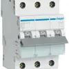 Disgiuntore Hager MCB 3P 415V tipo B 13A Icn 6kA 3UM 