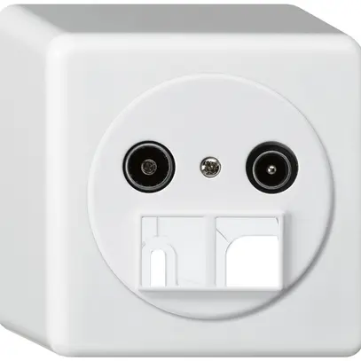 Presa d'antenna AP TV-R HMS basico 19dB bianco 