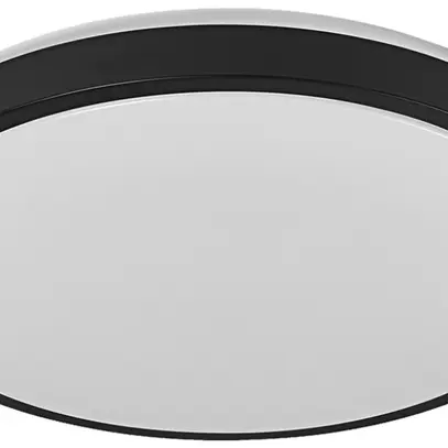 Plafonnier LED LEDVANCE ORBIS LONDON 24W 1450lm 3000K Ø395mm noir 