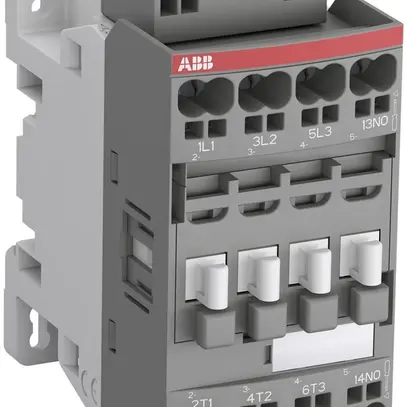 Contacteur ABB AF09-30-01K-13 3P 25A/9A (AC-1/AC-3) +1O 100…250VUC Push-In 