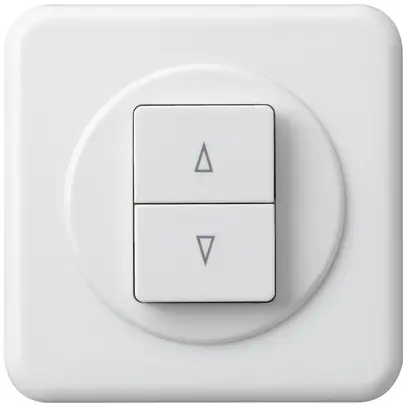 Kit front. INC basico bianco 86×86mm per interr. per tapp.doppio 