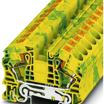 Morsetto di protez.0.5…25mm² Push-In verde/giallo 