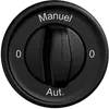 Interrupteur rotatif STANDARDdue SNAPFIX® manette 2/1L 0-Manuel-0-Auto no 