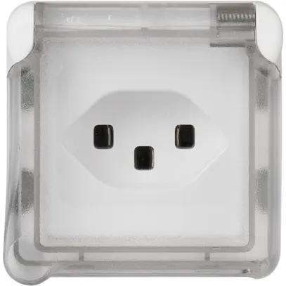 Prise INC PLEXO type 23 blanc 