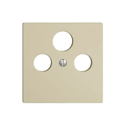 Plaque frontale EDIZIOdue vanille pour SAT 