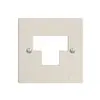 Placca frontale 2×RJ45 ITplus EDIZIOdue crema 