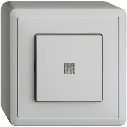 Contatto AP EDIZIOdue LED giallo ARK grigio chiaro 