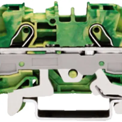 Borne de passage WAGO TOPJOB S 6mm² 2L vert/jaune série 2006 