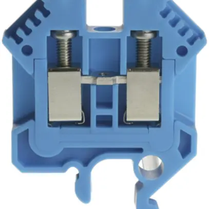 Morsetto di passaggio componibile Woertz 0.5…6mm² 41A 1000V vite 2×1 guida G bl 