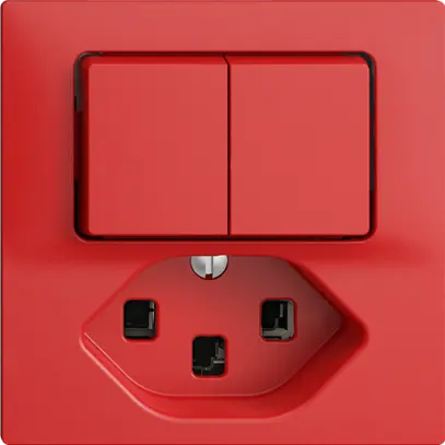 Combinaison 1/3+3/1L+T23 16A EDIZIOdue berry 