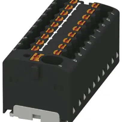 Bloc de distribution PX PTFIX 4/18X1.5-G BK 