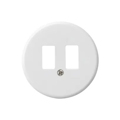 Disco frontale basico H per presa di carica USB bianco 