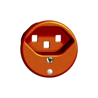 Disco frontale FH 1×T23 arancione Ø43mm con lente 