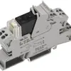 Socle à ficher avec relais WAGO 24VDC 1O+F, LED 