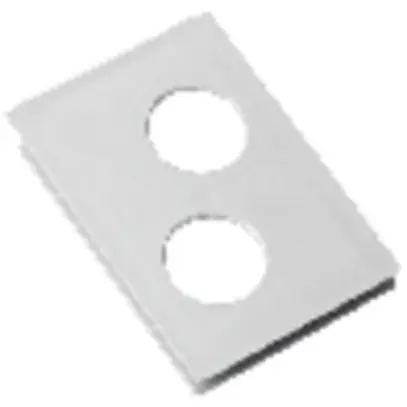 Placca passacavi uscita in alto 2×M32 