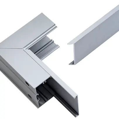 Angle intérieur ELBRO pour canal 60×40mm aluminium argent anodisé 