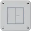 Interruttore INC robusto IP55 schema 3+3 1×illuminato grigio 