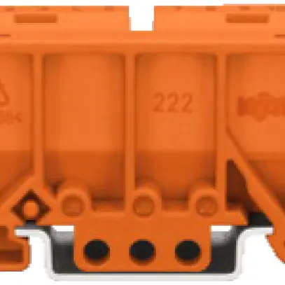 Adaptateur de fixation WAGO orange 