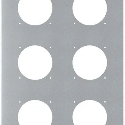 Plaque de montage ENC robusto 3×2 aluminium, nature 