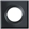 Couvercle ESYLUX pour détecteur FLAT plastique mat carré noir 